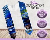 Blue Graduation Stole